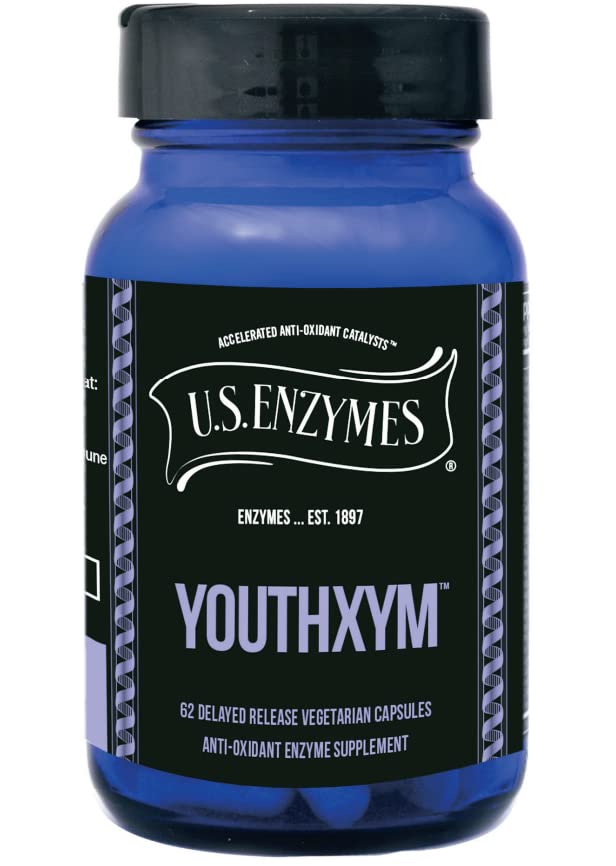 USAEnzymes YOUTHXYM 62 Delayed Release Vegetarian Capsules