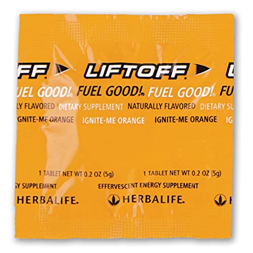 Herbalife Liftoff Orange Energy Drink Tablets - 20 Count - image 2