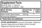 Kirkman Milk Thistle 100 mg - 100 Vegetarian Capsules - image 3