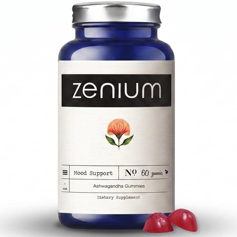 Zenium Ashwagandha KSM 66 Gummies Mango Flavored - 60 Count