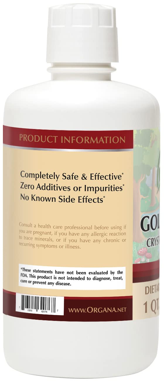 NutriNoche Organa Pure Crystalline Colloidal Gold Supplement - 32 Fl Oz - image 2