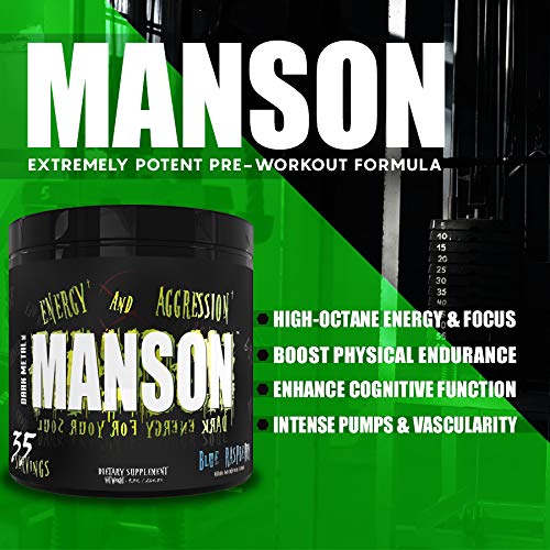 Dark Metal Inc. Manson High Stim Pre Workout Powder - image 5
