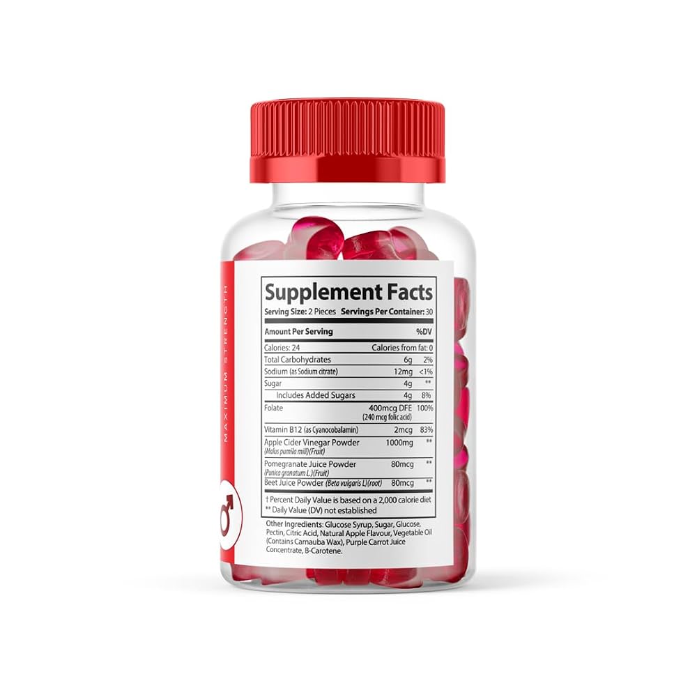 Vitamin Evo Vital Grow XL Gummies for Energy Support - 60 Gummies - image 2