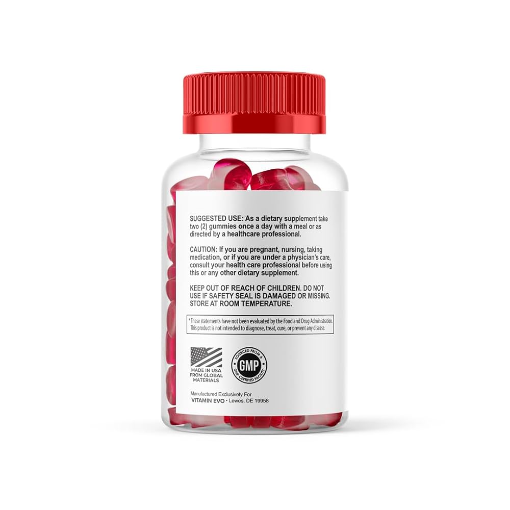 Vitamin Evo Vital Grow XL Gummies for Energy Support - 60 Gummies - image 3