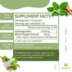 Zenith Vitality Ashwagandha 1300mg Stress Relief - 60 Capsules - image 2