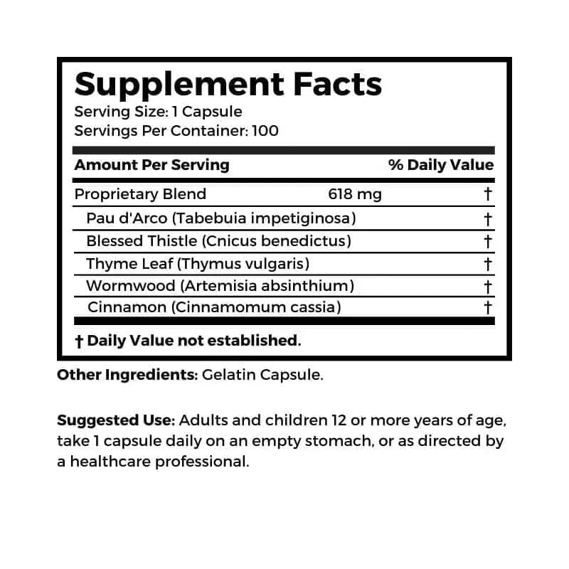 Dr Clark Bug Buster Microbiome Balance Formula - 100 Capsules - image 2
