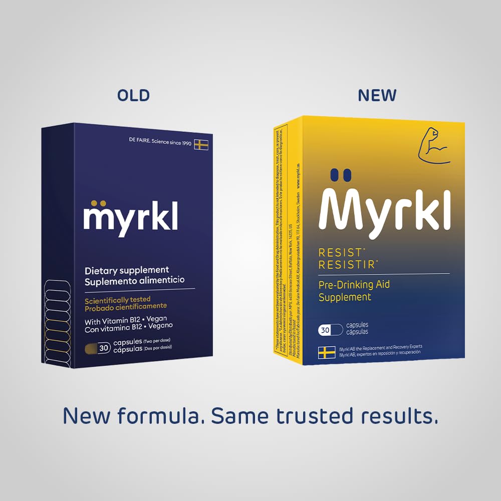 Myrkl Pre-Drinking Supplement - 30 Capsules - image 2