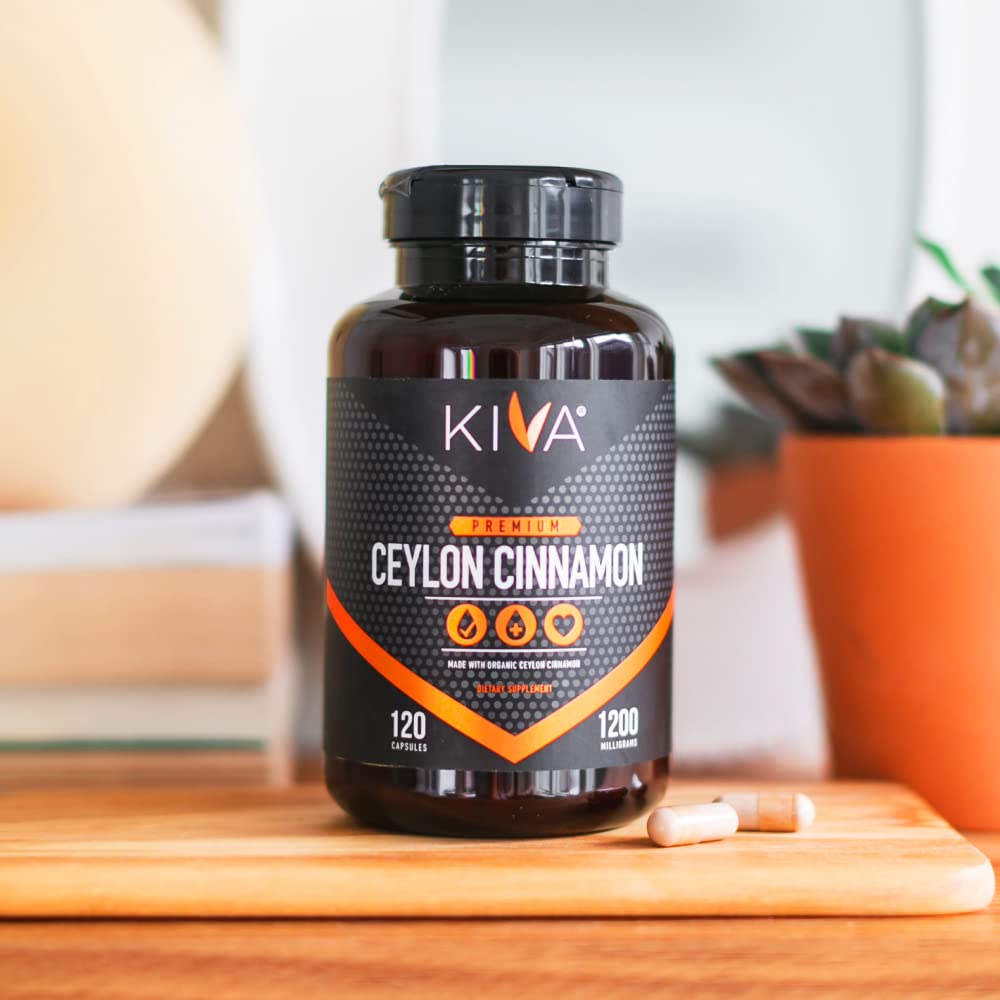 Kiva Premium Ceylon Cinnamon Powder - 120 Vegetarian Capsules - image 8