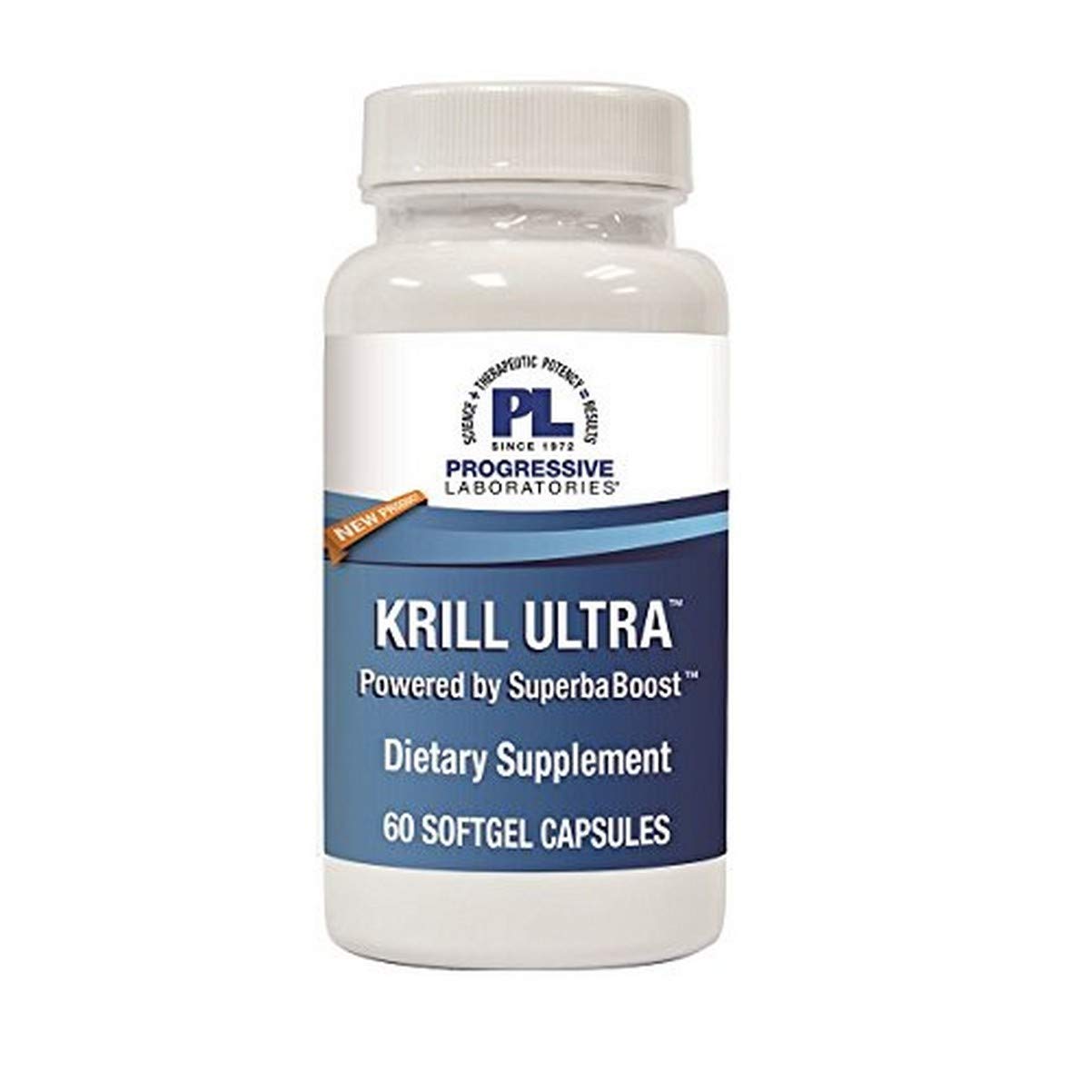 Progressive Laboratories Krill Ultra Omega-3 Softgels - 60 Count