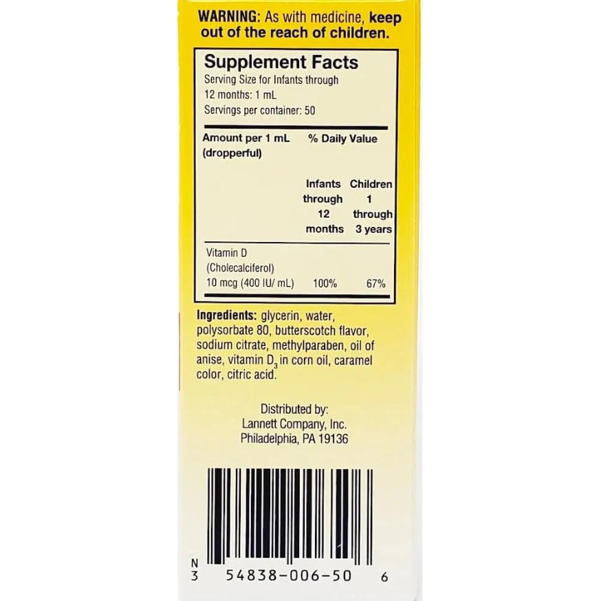 Silarx Aqueous Vitamin D Oral Drops - 50 mL - image 3
