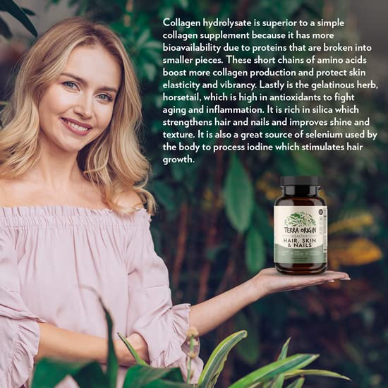 TERRA ORIGIN Hair, Skin & Nails Supplement - 60 Capsules - image 9