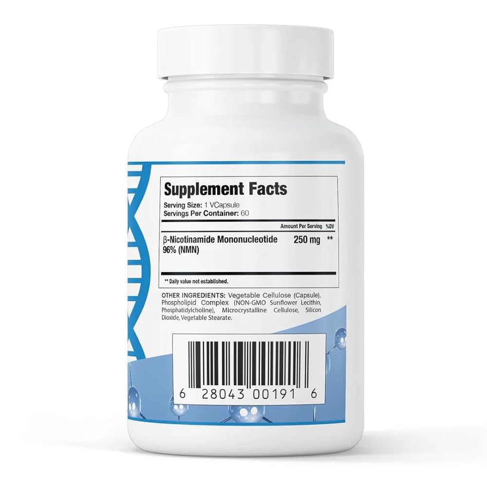 GenuinePurity NMN 250mg Liposomal Supplement - 60 Vegan Capsules - image 3