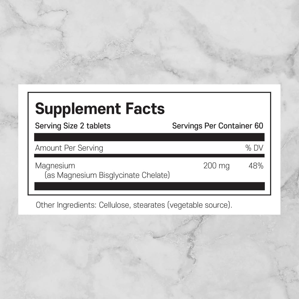 Philosophy Nutrition Magnesium Bisglycinate 200 mg - 120 Tablets - image 2