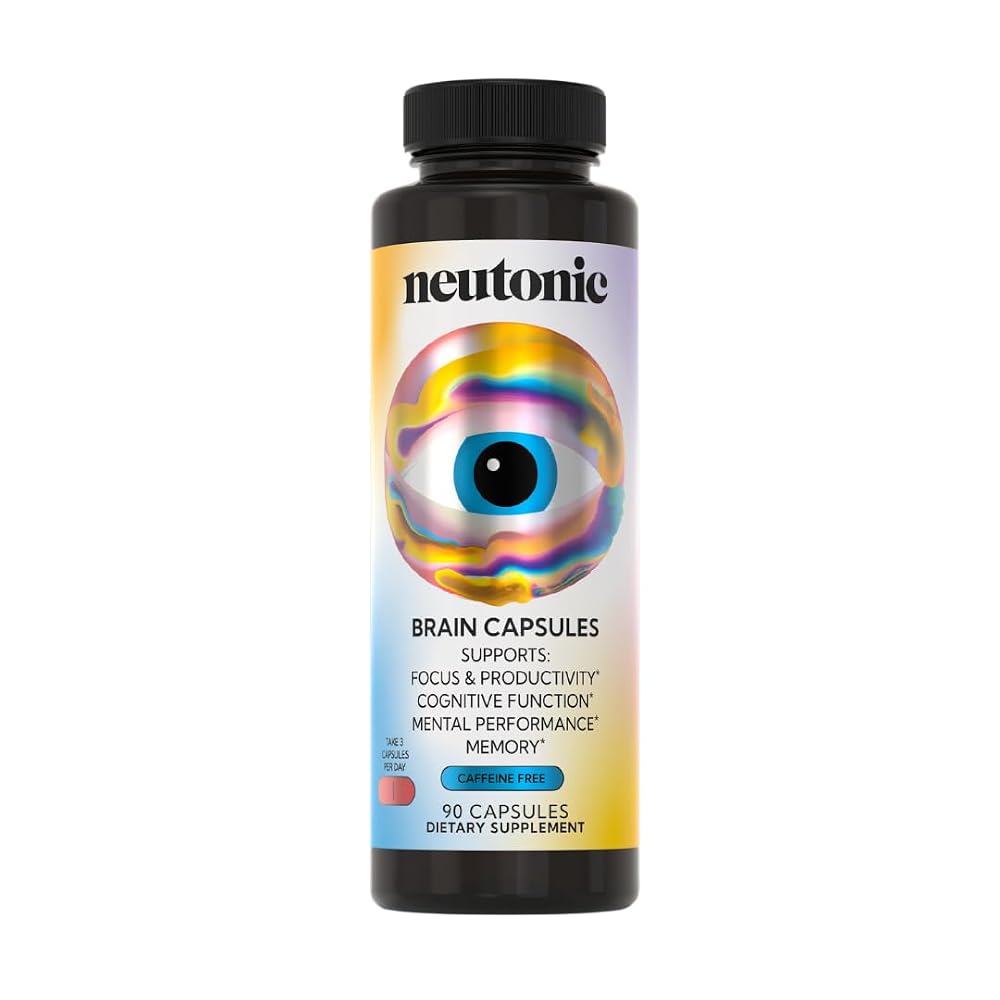 Neutonic Nootropic Brain Supplement for Focus & Memory - 90 Capsules