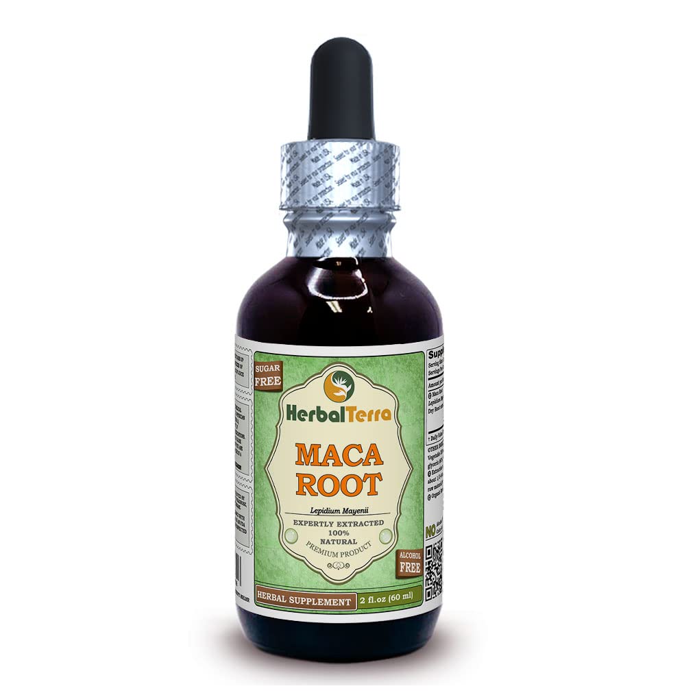 Herbal Terra Maca Root Glycerite Alcohol-Free Liquid Extract - 2 fl oz