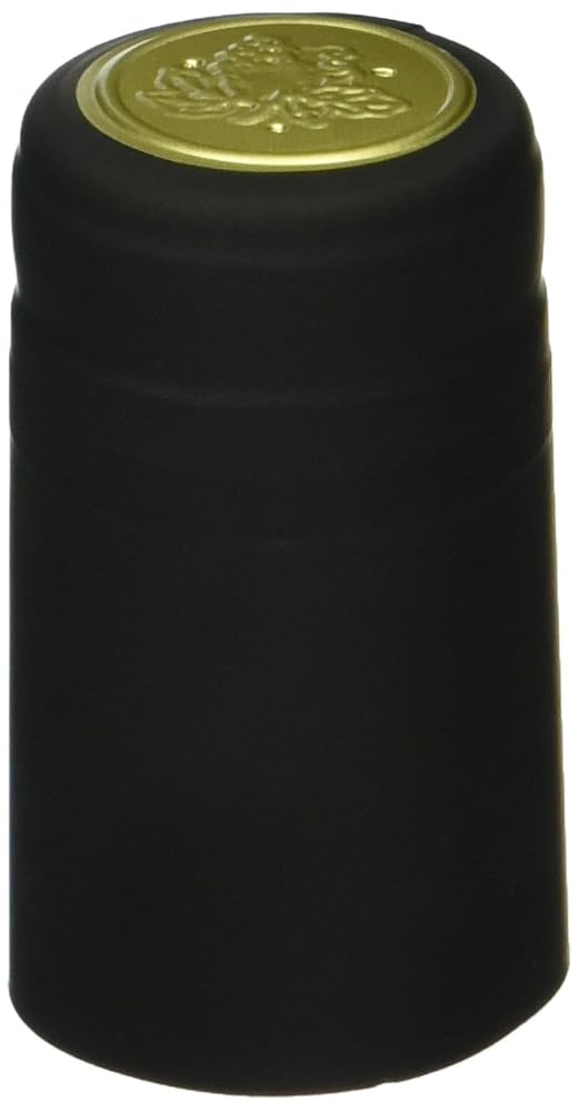 Vintner's Best Black PVC Shrink Capsules - 30 Count