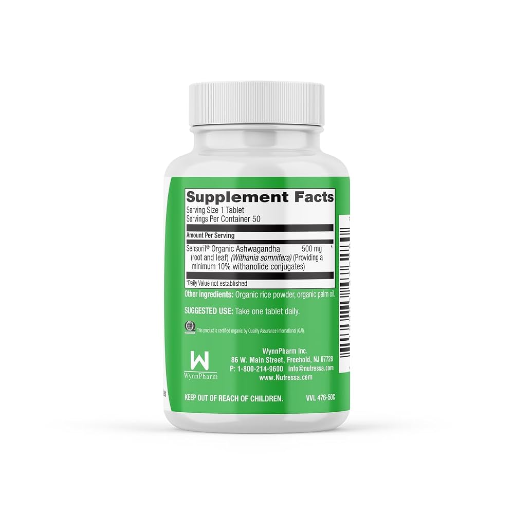 Nutressa Organic Ashwagandha - 50 Tablets - image 2