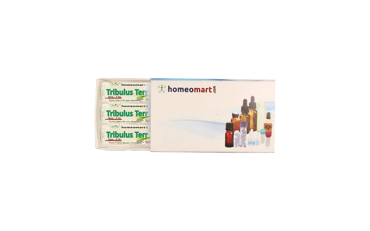 homeomart.com Tribulus Terrestris Homeopathy Pellets 200C - Pack of 3