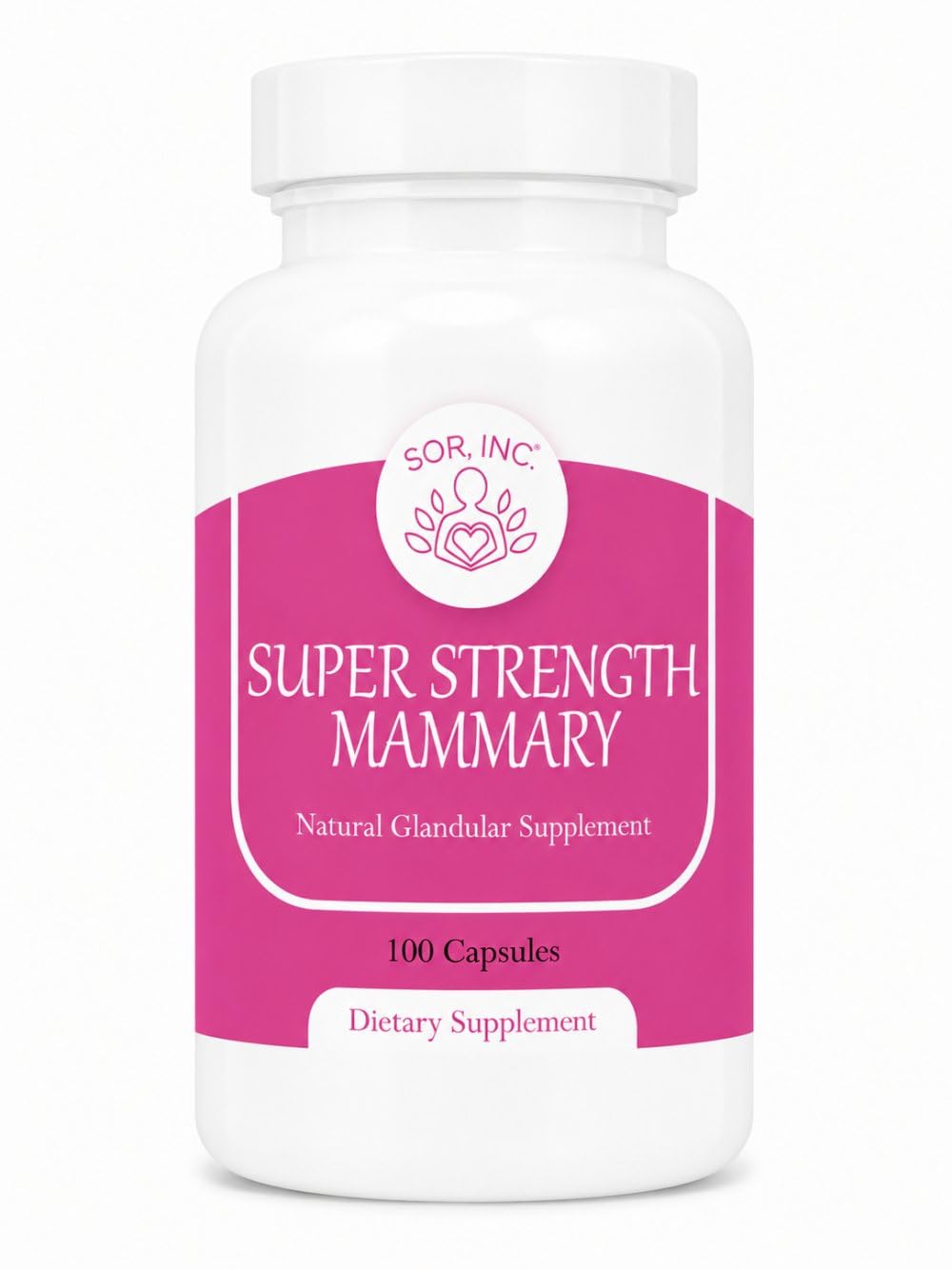 SOR, Inc. Super Strength Mammary Glandular Formula - 100 Capsules