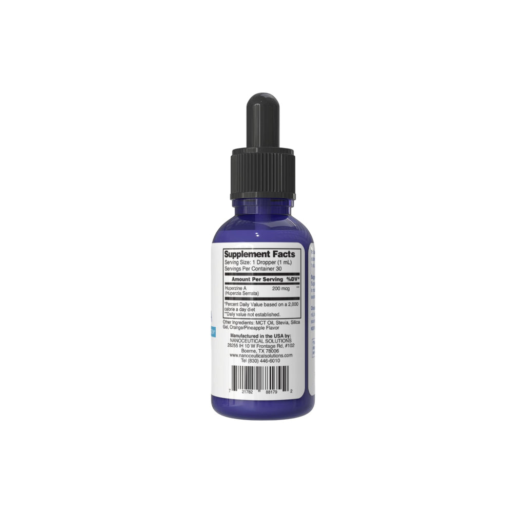 Nanoceutical Solutions Huperzine A Liquid Drops Memory & Focus - 1 Fl Oz - image 8