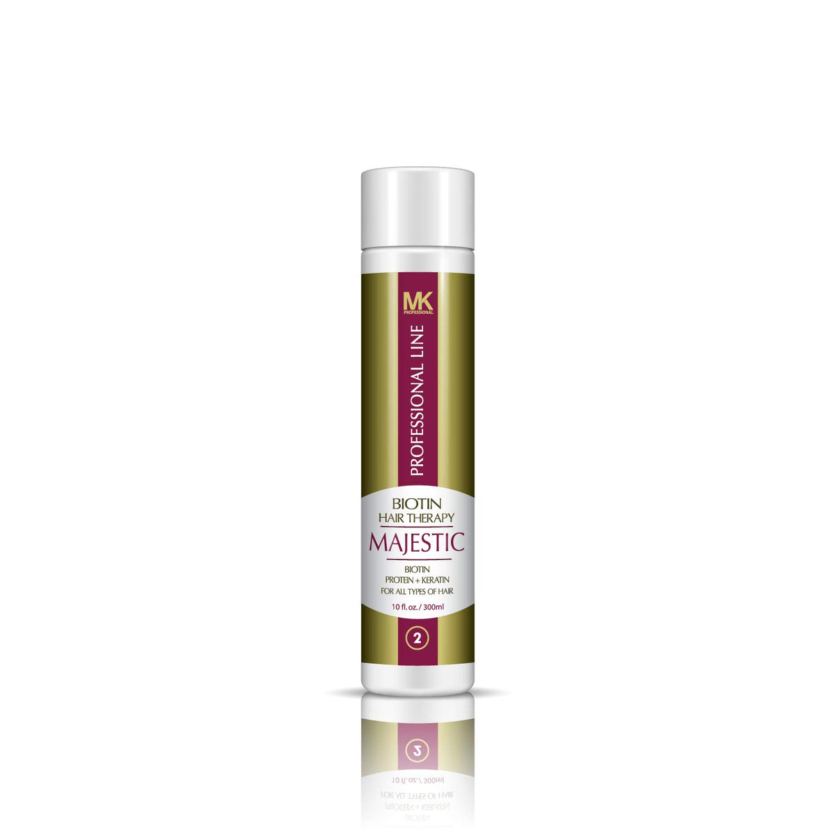Majestic Keratin Biotin Hair Therapy Liquid - 10 Fl Oz
