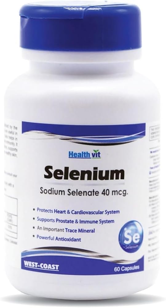 Generic Selenium 40mcg Trace Mineral Powder Antioxidant - 60 Capsules
