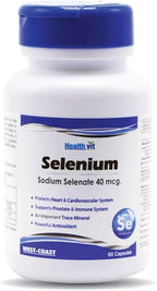 Generic Selenium 40mcg Trace Mineral Powder Antioxidant - 60 Capsules