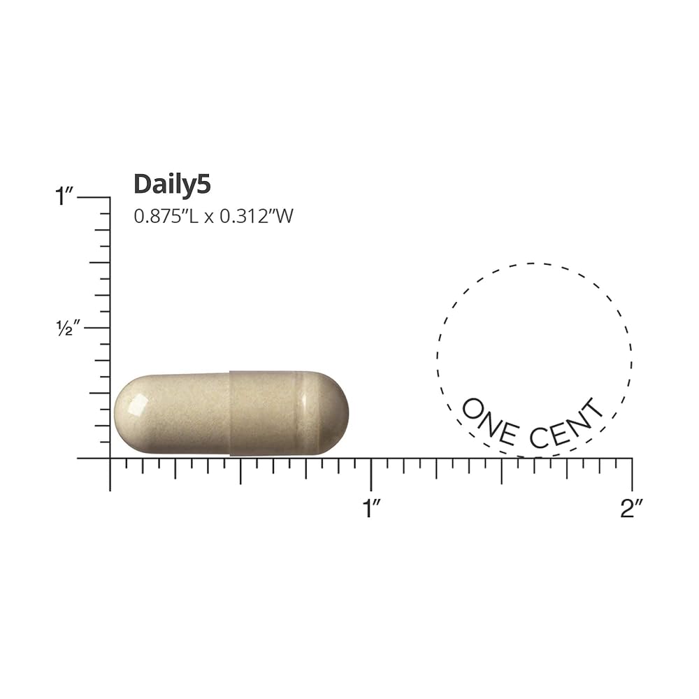 DOCTORS' PREFERRED Daily5 Multivitamin for Women and Men - 90 Capsules - image 3