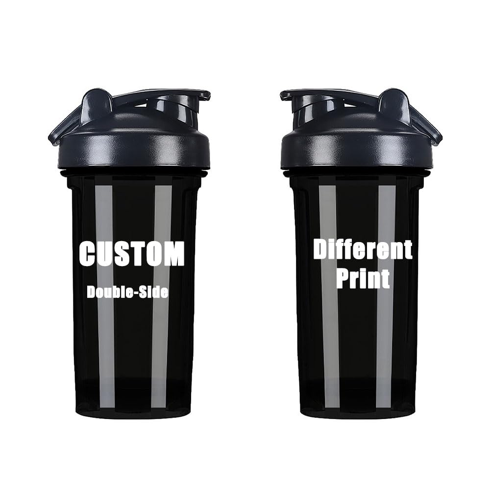 APZNBYR Custom Shaker Bottles 18 OZ Plastic