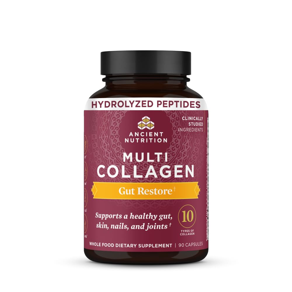 Ancient Nutrition Hydrolyzed Multi Collagen Peptides - 90 Capsules