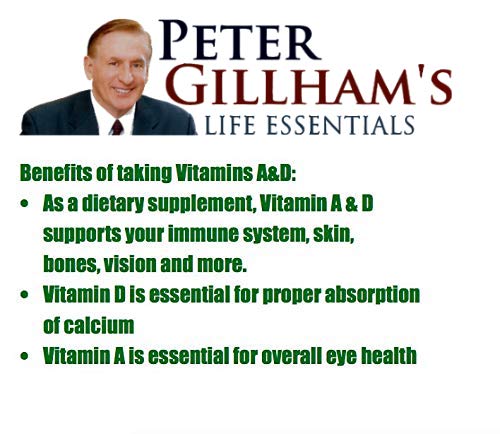 Peter's Choice Vitamin A & D 10000 IU & 400 IU - 500 Softgels - image 3