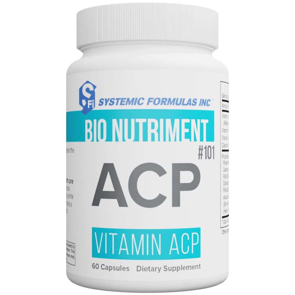 Systemic Formulas Bio Nutriment #101 Vitamin ACP Collagen Support - 60 Capsules