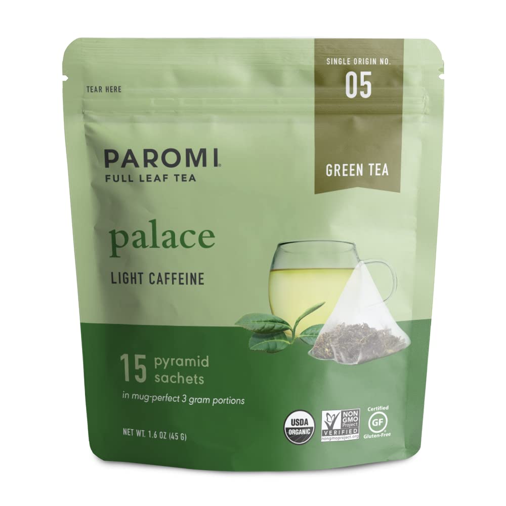 Paromi Organic Palace Green Tea - 15 Sachets