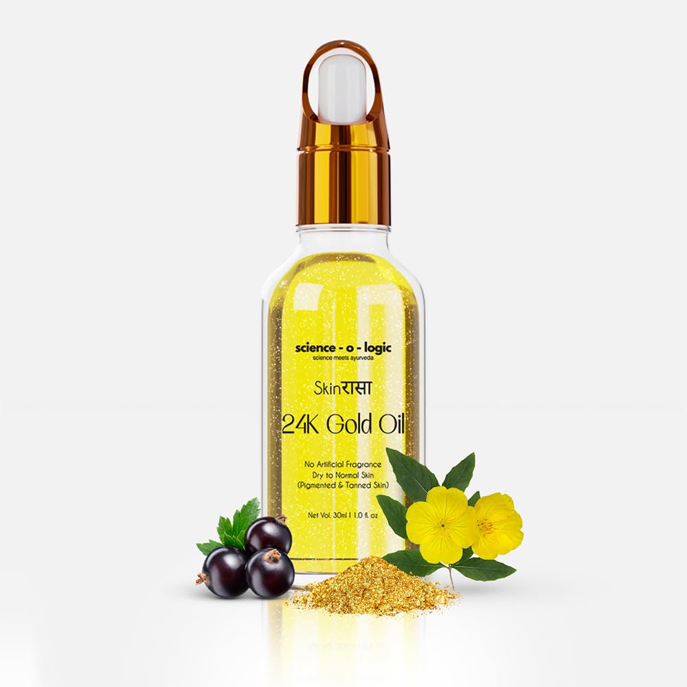 Science-o-logic 24K Gold Facial Oil with 10 Super Oils - 30 mL