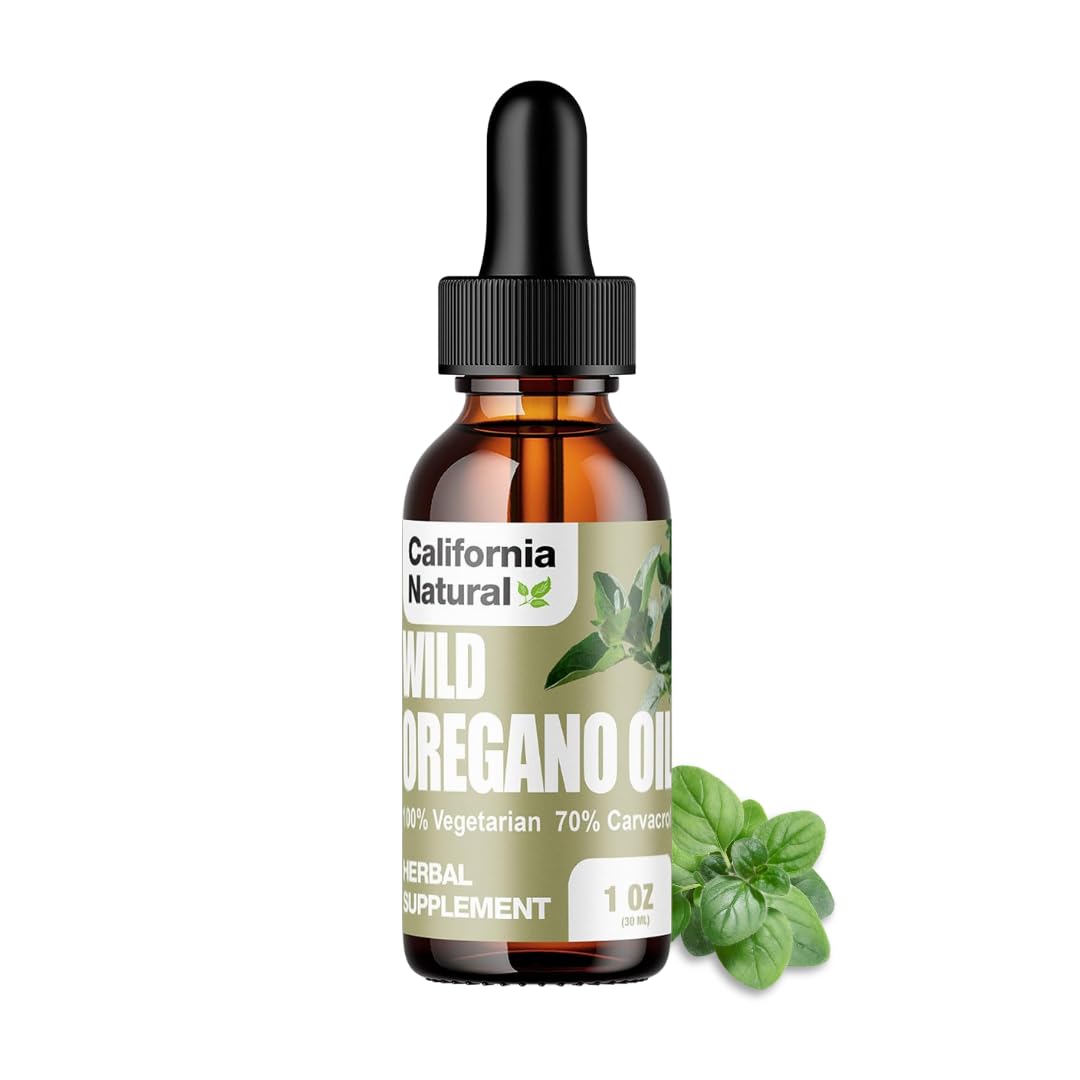 California Natural Wild Oregano Oil 1oz - Immune & Digestive Support