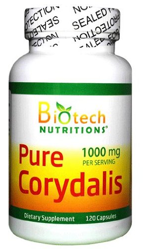 Biotech Nutritions Corydalis 10:1 Extract 1000 mg - 120 Capsules