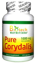 Biotech Nutritions Corydalis 10:1 Extract 1000 mg - 120 Capsules