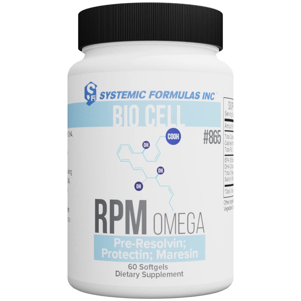 Systemic Formulas RPM Pre-Resolvin Protectin Maresin - 60 Capsules