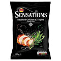 Sensations Roasted Chicken & Thyme Crisps - Pack of 2