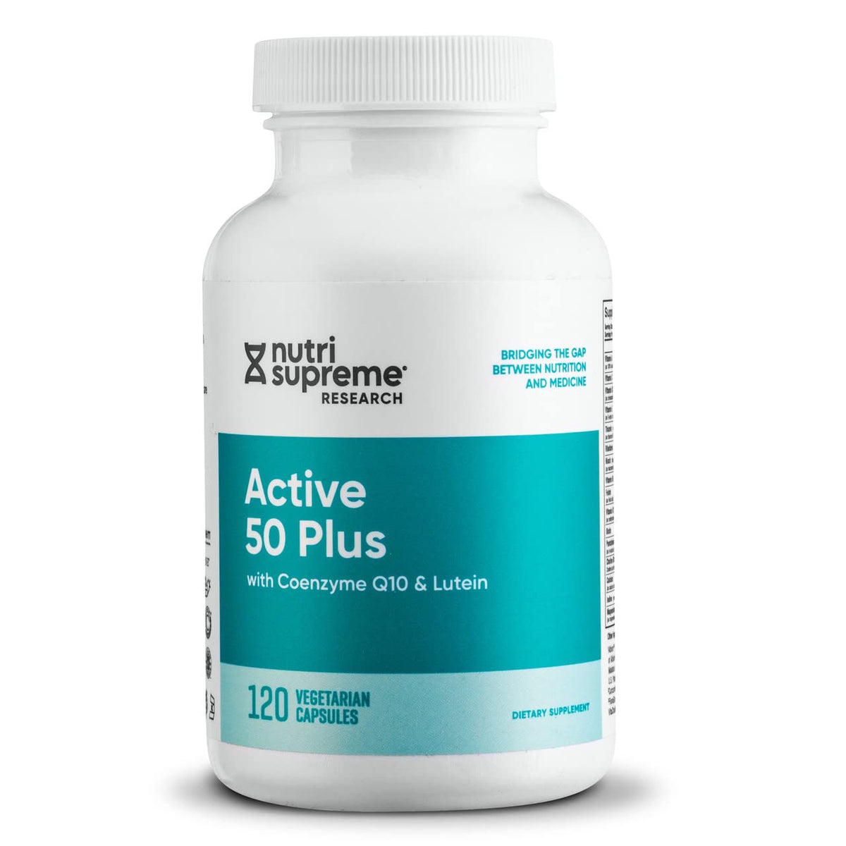 Nutri-Supreme Active 50 Plus Multivitamin with CoQ10 - 120 Capsules