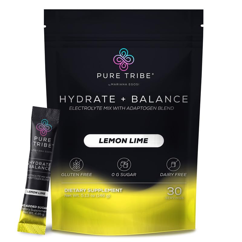 PURE TRIBE Instant Hydration Electrolytes Powder Packets