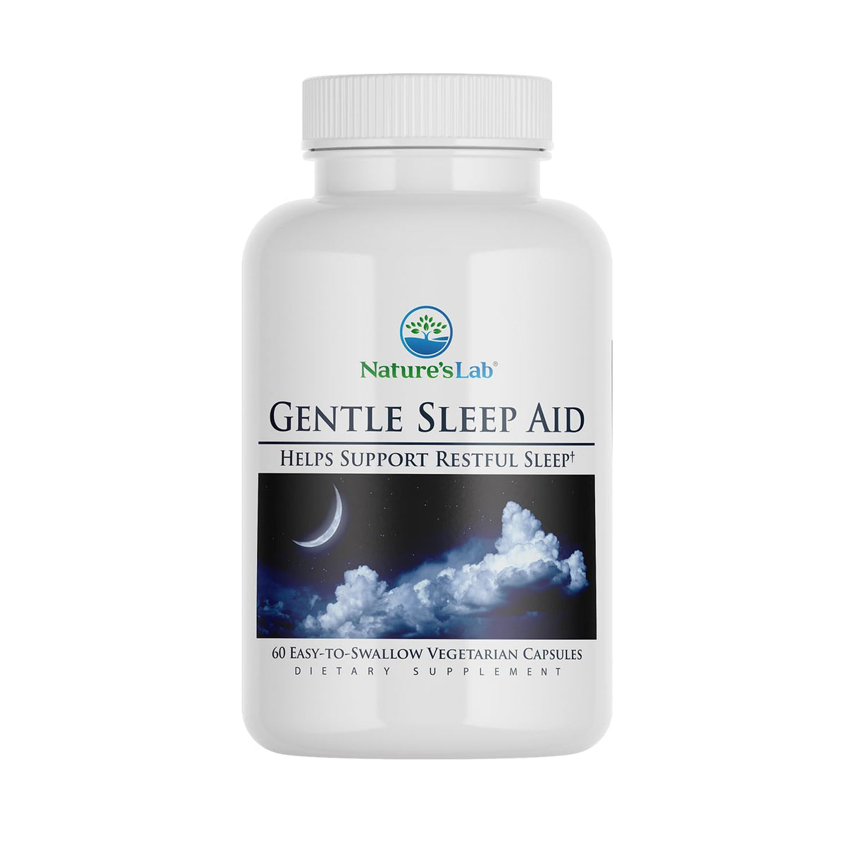 Nature's Lab Gentle Sleep Aid Melatonin & Valerian - 60 Capsules