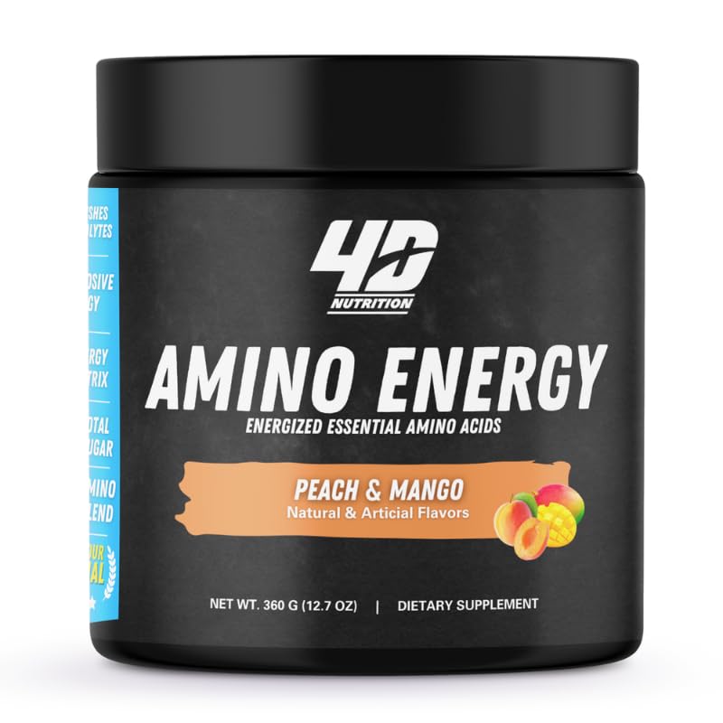 4D NUTRITION Energized Amino Acids Electrolytes Powder - 40 Servings