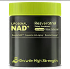 GROWTIN HIGH STRENGTH NAD+ Liposomal Nicotinamide Riboside - 80 Capsules - image 8