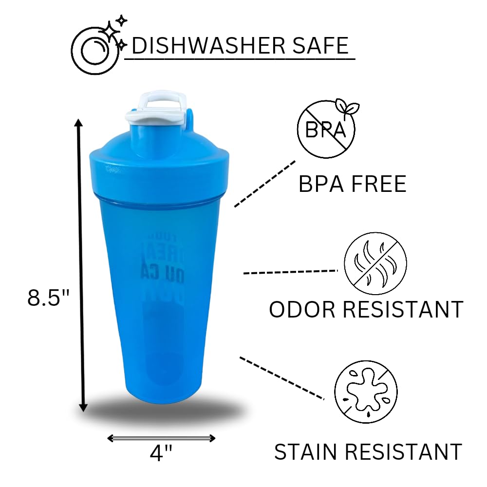 Magiko Blender Shaker Bottles 28oz Leakproof - 2 Count - image 5
