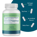 BESTVITE Vitamin B-1 (Thiamin) 500mg - No Stearates - Vegan - Non GMO