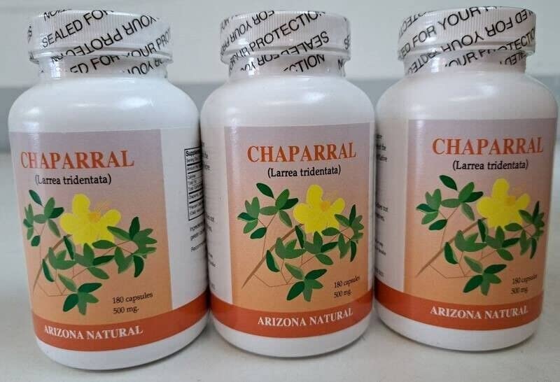 Arizona Natural Chaparral Larrea Tridentata 500 mg - 180 Capsules - image 5