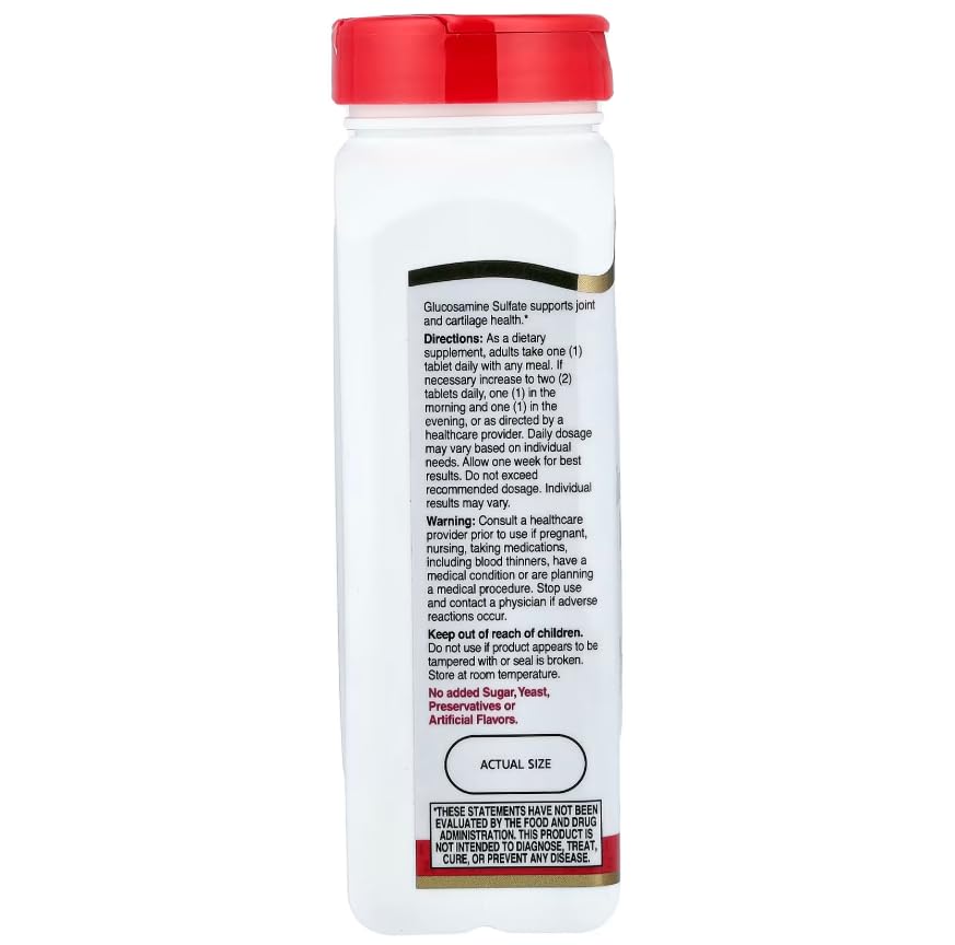 21st Century Glucosamine Relief 1000 mg - 240 Tablets - image 3
