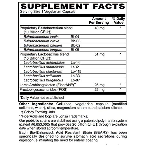 BariatricPal Probiotic 20 Billion CFU Gastrointestinal Health - 30 Capsules - image 2