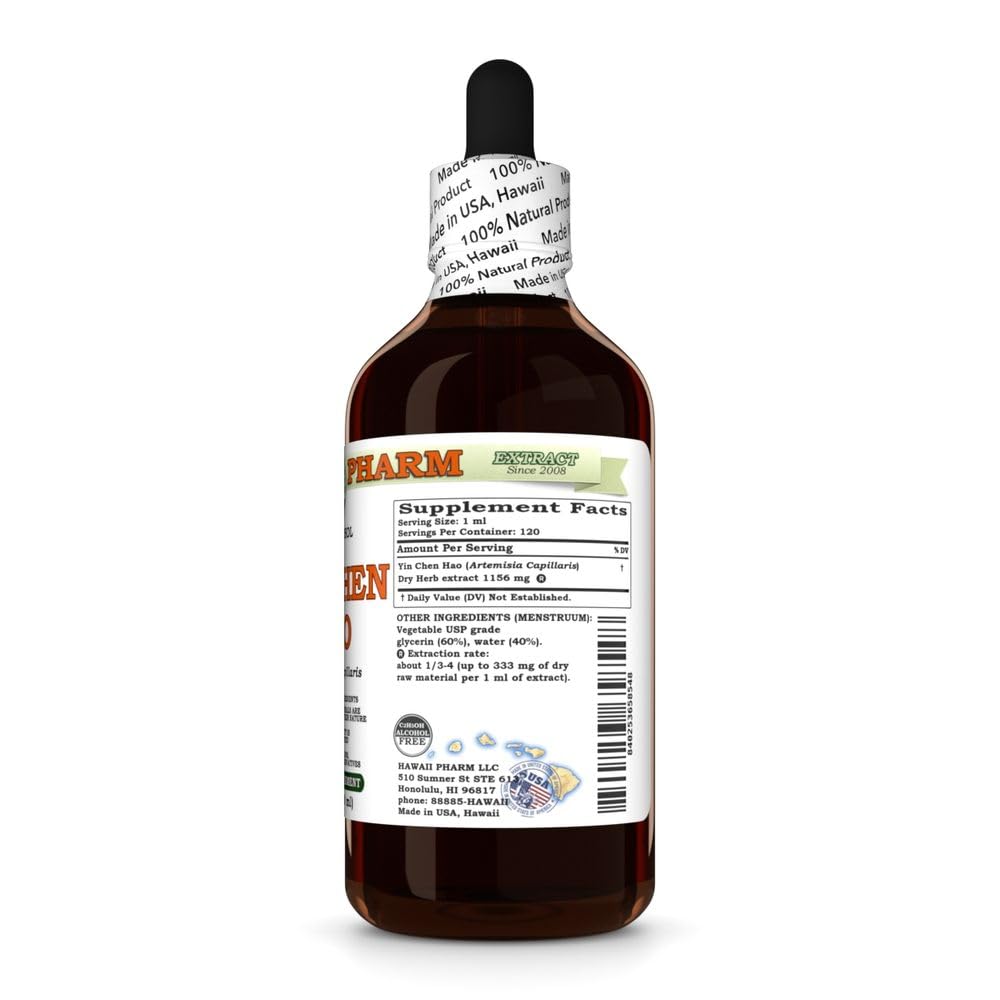 Hawaii Pharm Yin Chen Hao (Artemisia capillaris) Herb Alcohol-Free - image 5